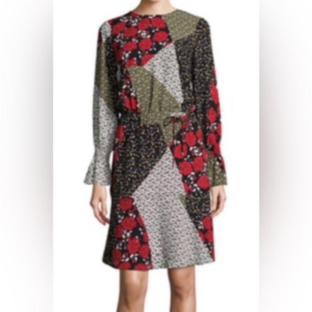 Libby Edelman A-line Dress with Bishop Sleeves